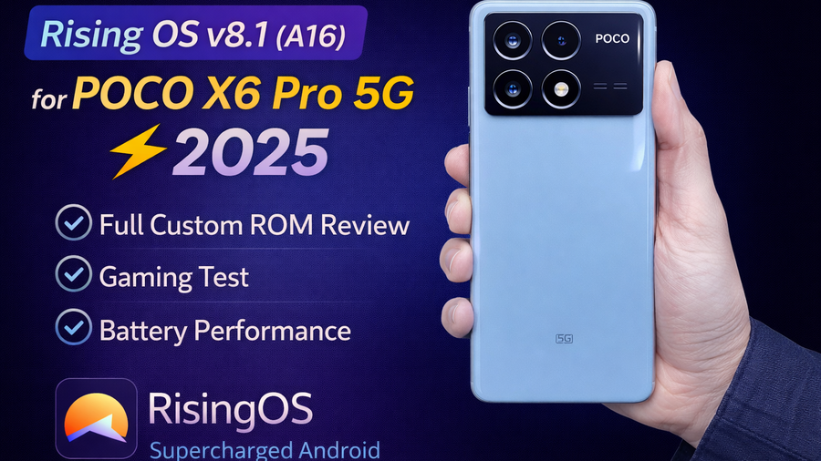 Rising OS 8.1 for Poco X6 Pro 5G